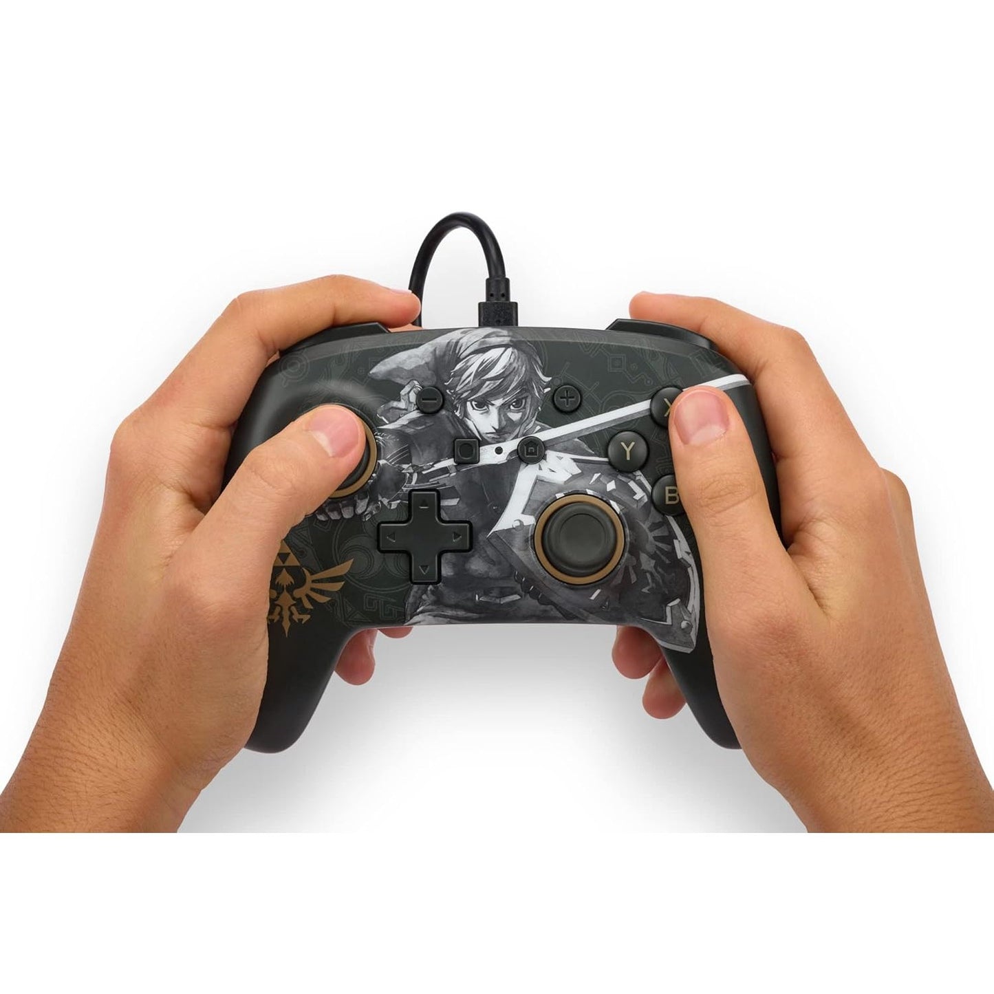 The Legend of Zelda Battle-Ready Link Enhanced Wired Controller - Nintendo Switch - PowerA