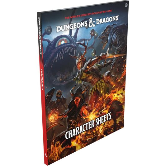 Dungeons & Dragons Character Sheets - 50 Sheets, Double-Sided - 5th Edition 2024