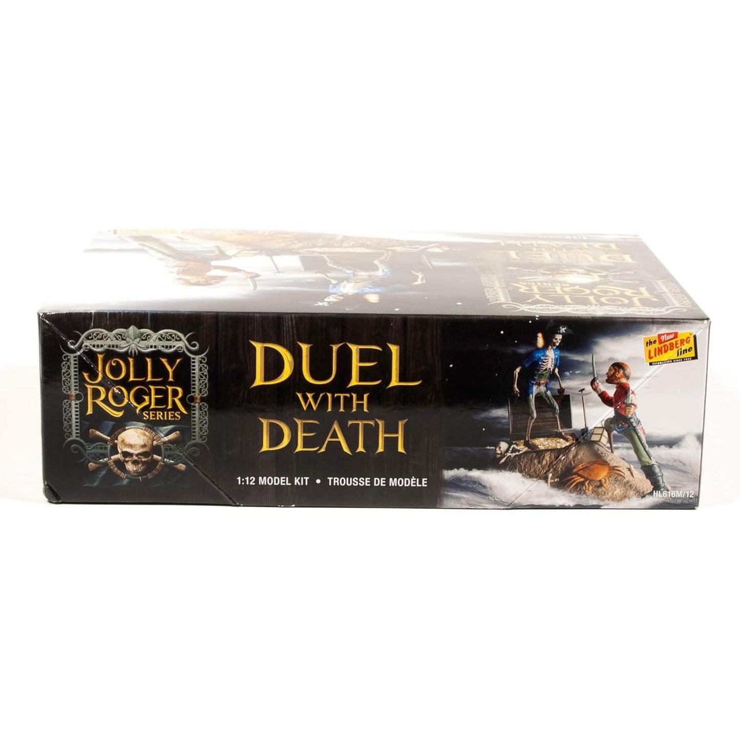 Duel With Death 1/12 Scale Skeleton Pirate Diorama Model Kit - Lindberg - Jolly Roger Series