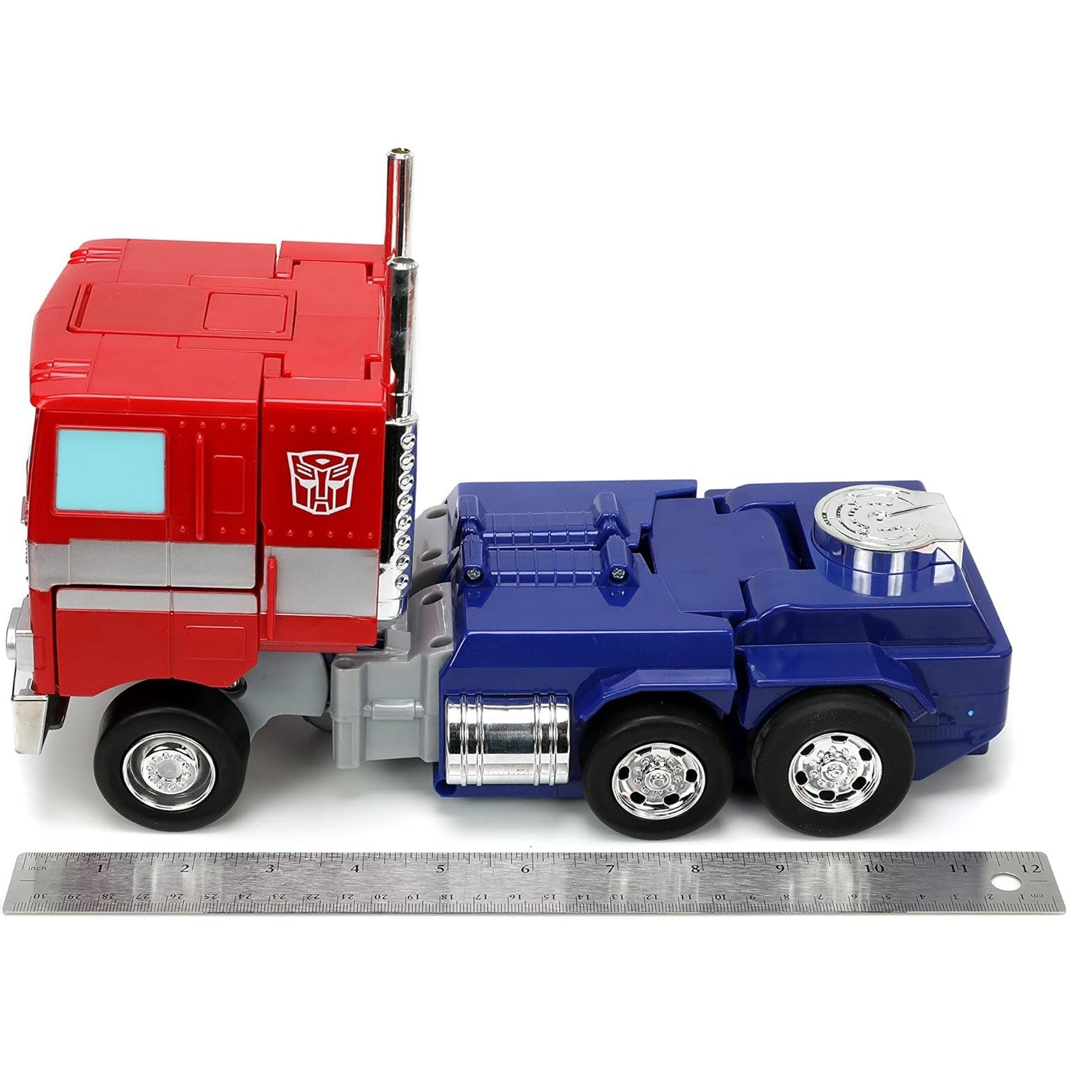 Transformers G1 Optimus Prime Converting R/C with Lights & Sounds - Jada Toys