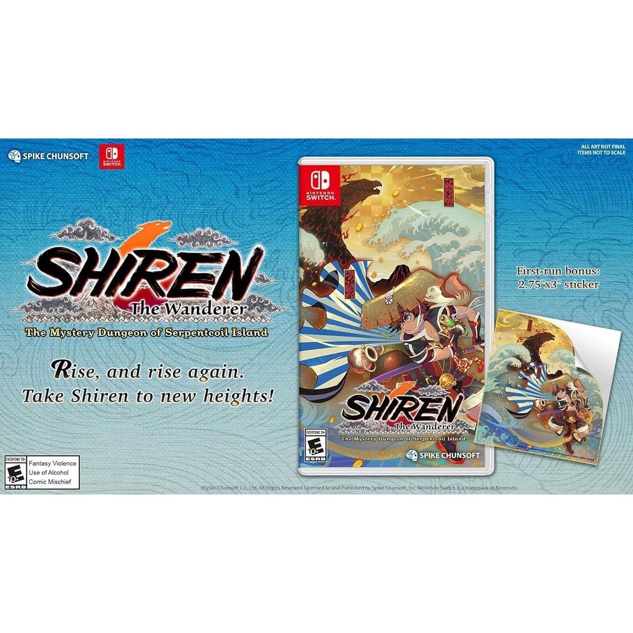 Shiren the Wanderer: The Mystery Dungeon of Serpentcoil Island - Nintendo Switch - Spike Chunsoft