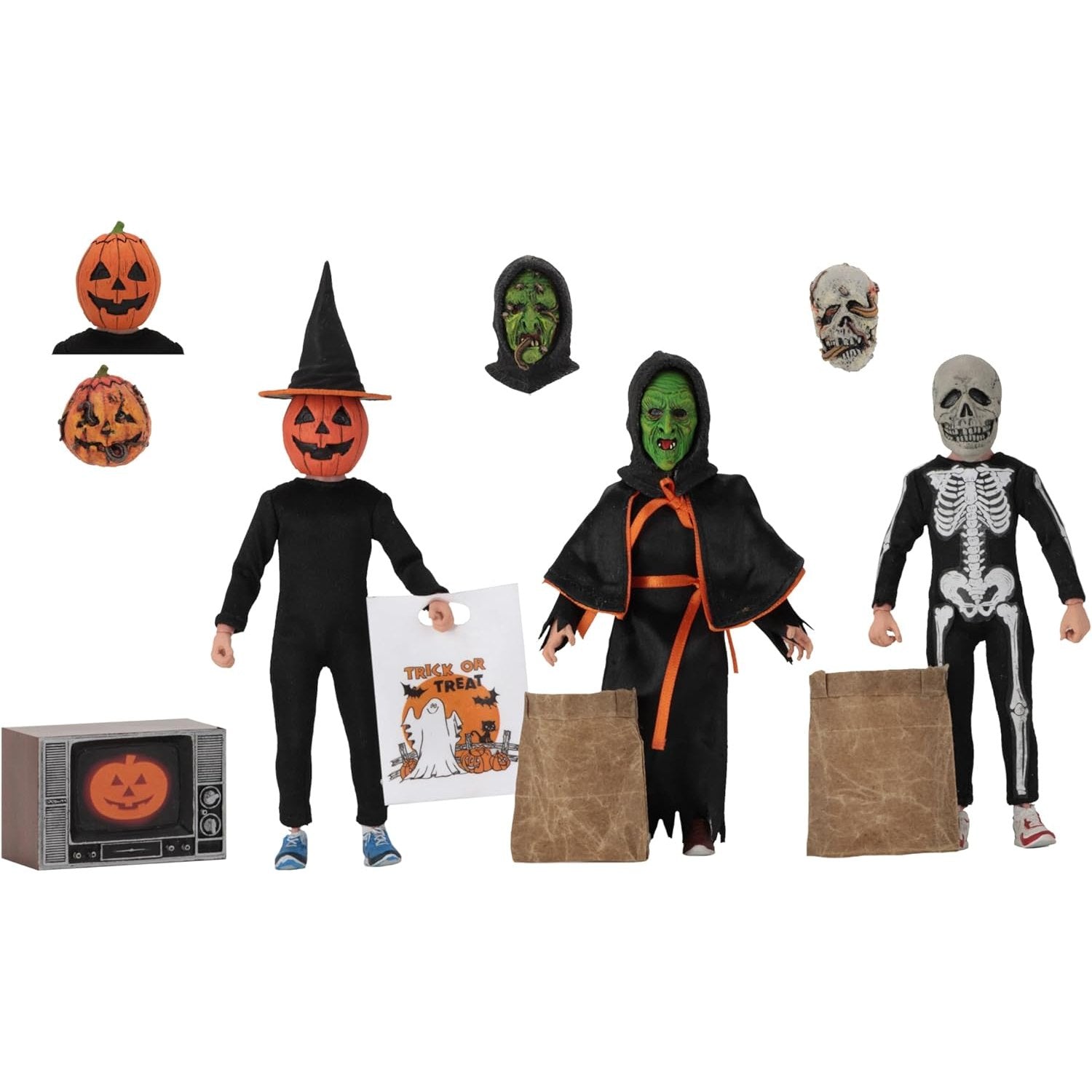 Halloween III: Season of the Witch Silver Shamrock Trick-or-Treaters Action Figure 3-Pack - NECA