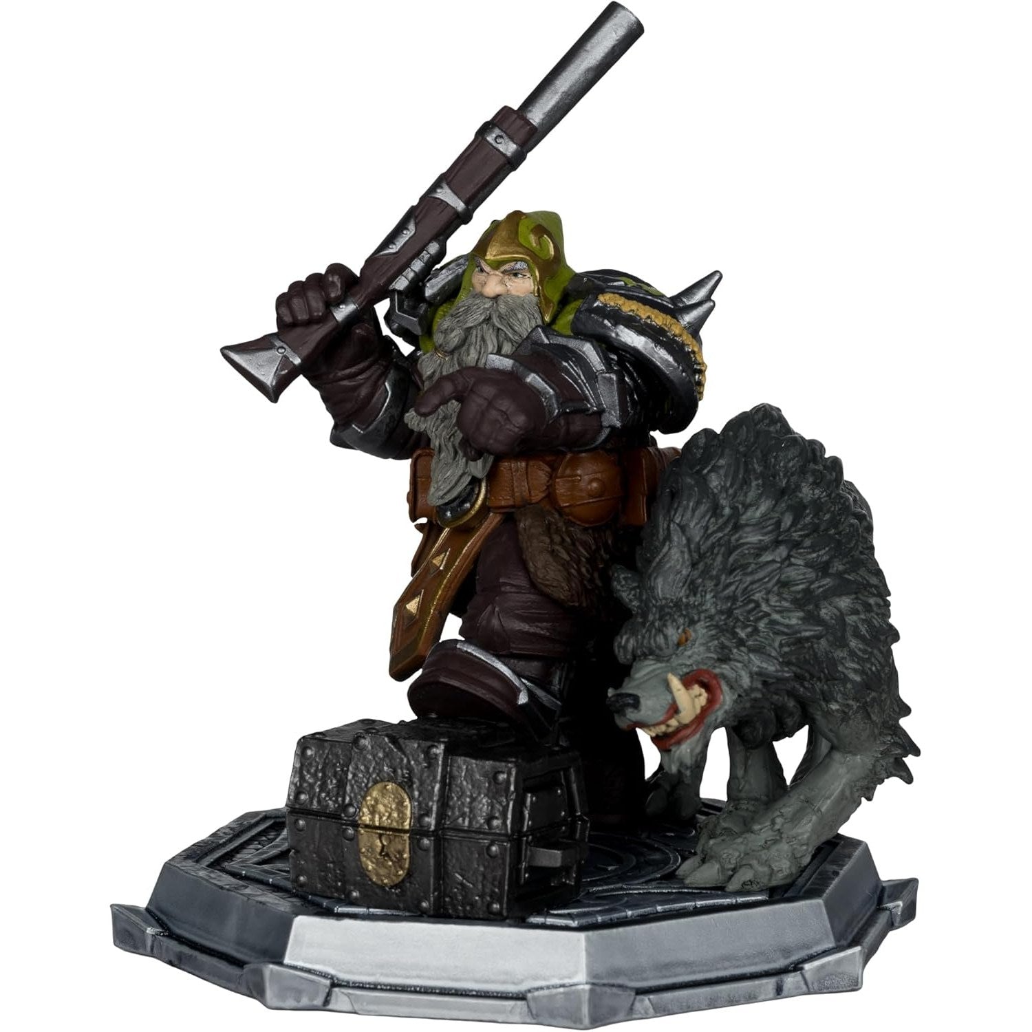 World of Warcraft Dwarf Hunter Beast Master & Marksman 1/12 Scale Figure - McFarlane Toys Wave 2