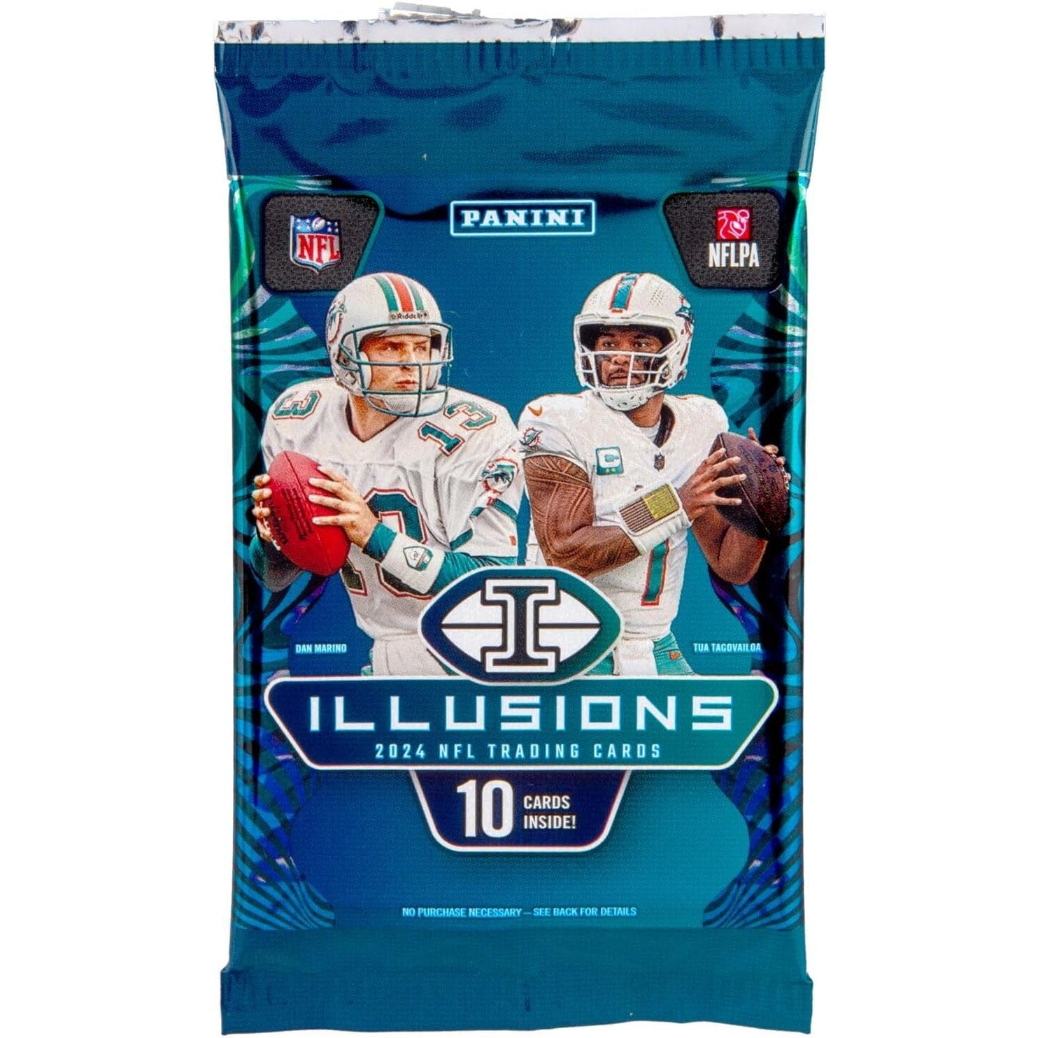 2024 Illusions NFL Football Mega Box - 6 Packs, 60 Trading Cards - Panini