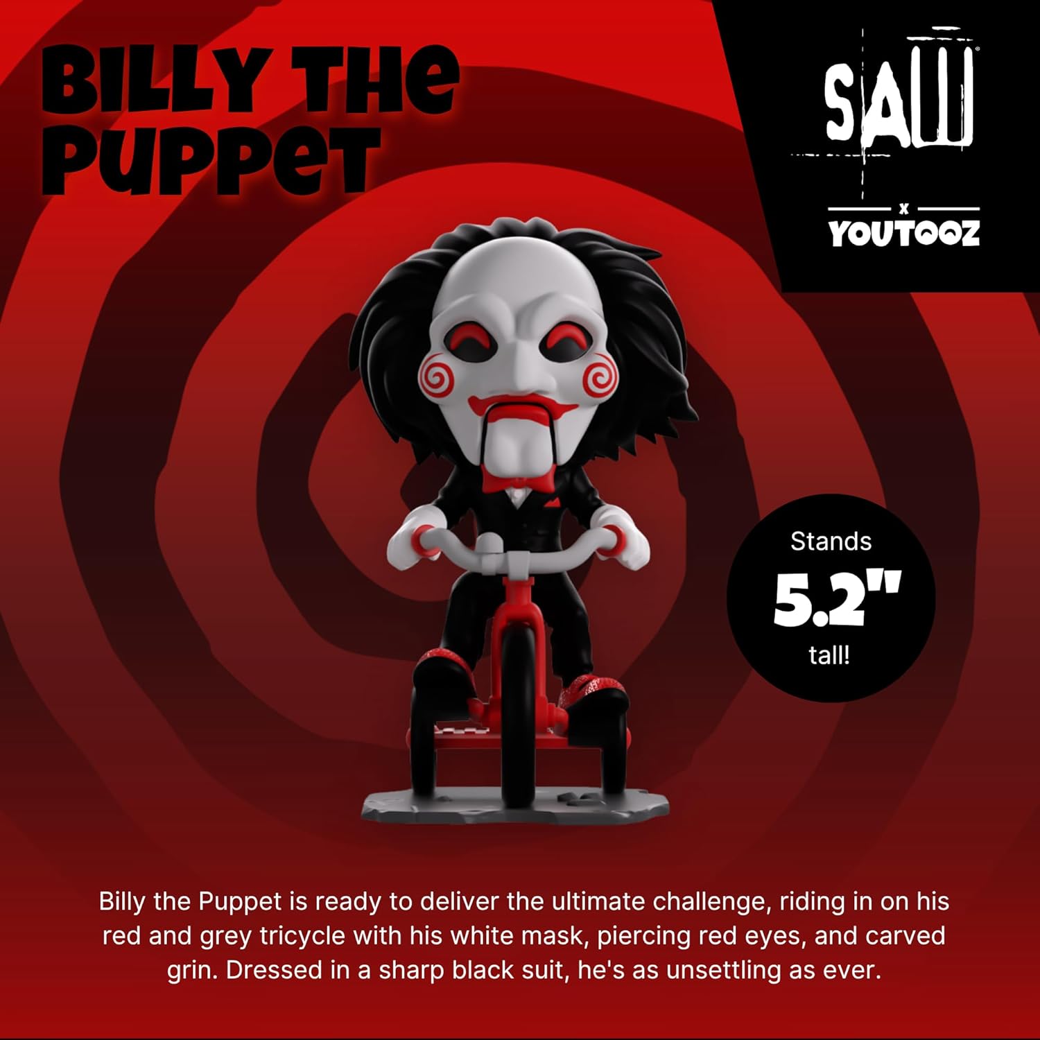 Saw Billy the Puppet Vinyl Figure - Youtooz - Horror Collection #6