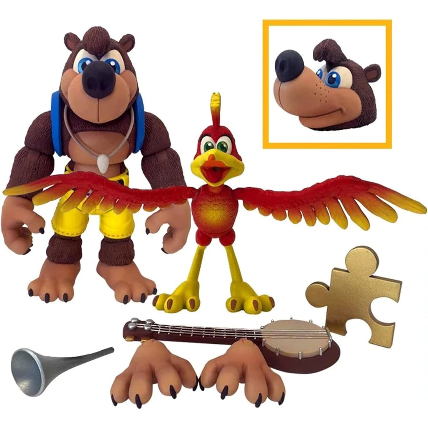 Banjo Kazooie 7.5" Flocked Action Figure 2 Pack