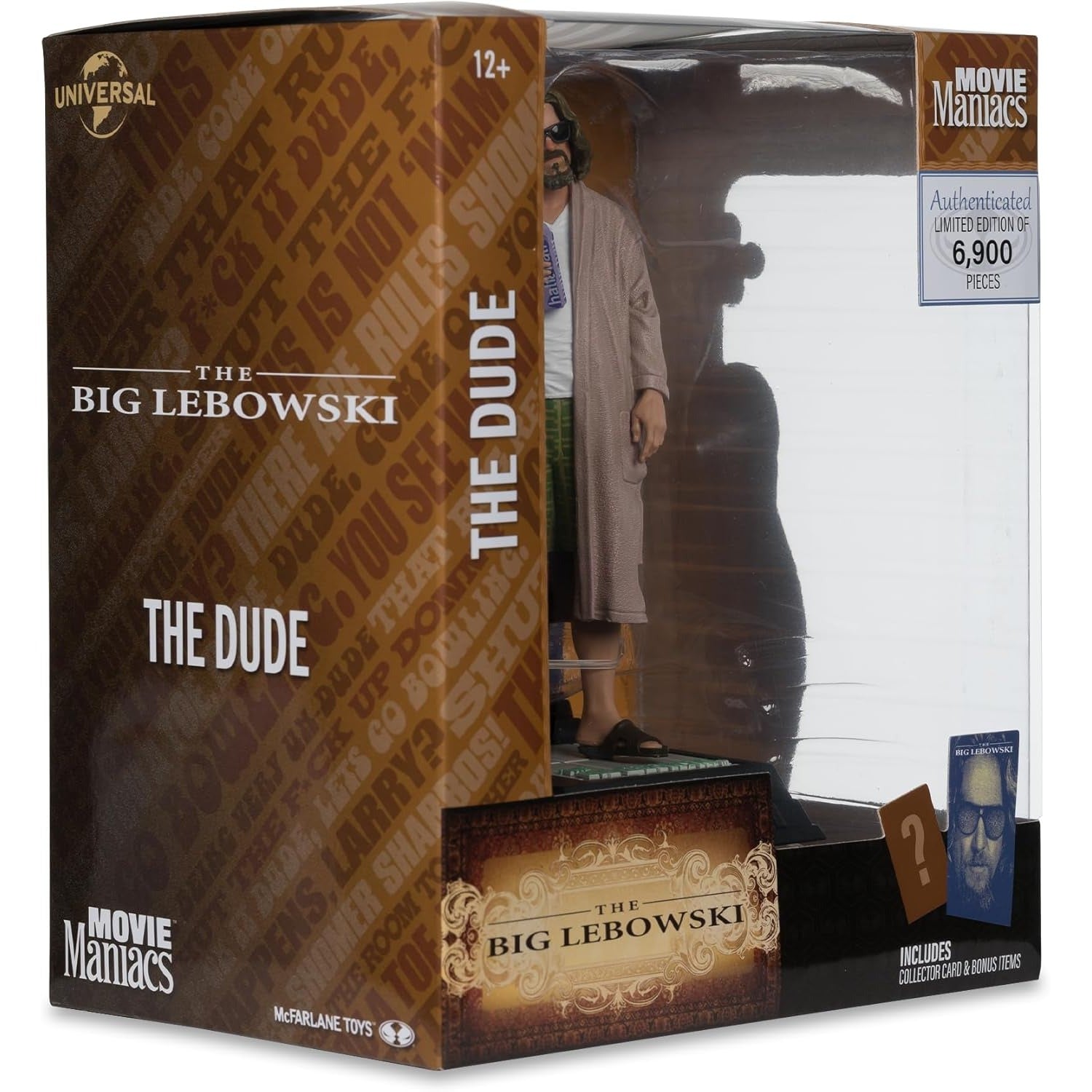 Big Lebowski The Dude 6" Statue Figure - McFarlane Toys - Movie Maniacs, Limited Edition