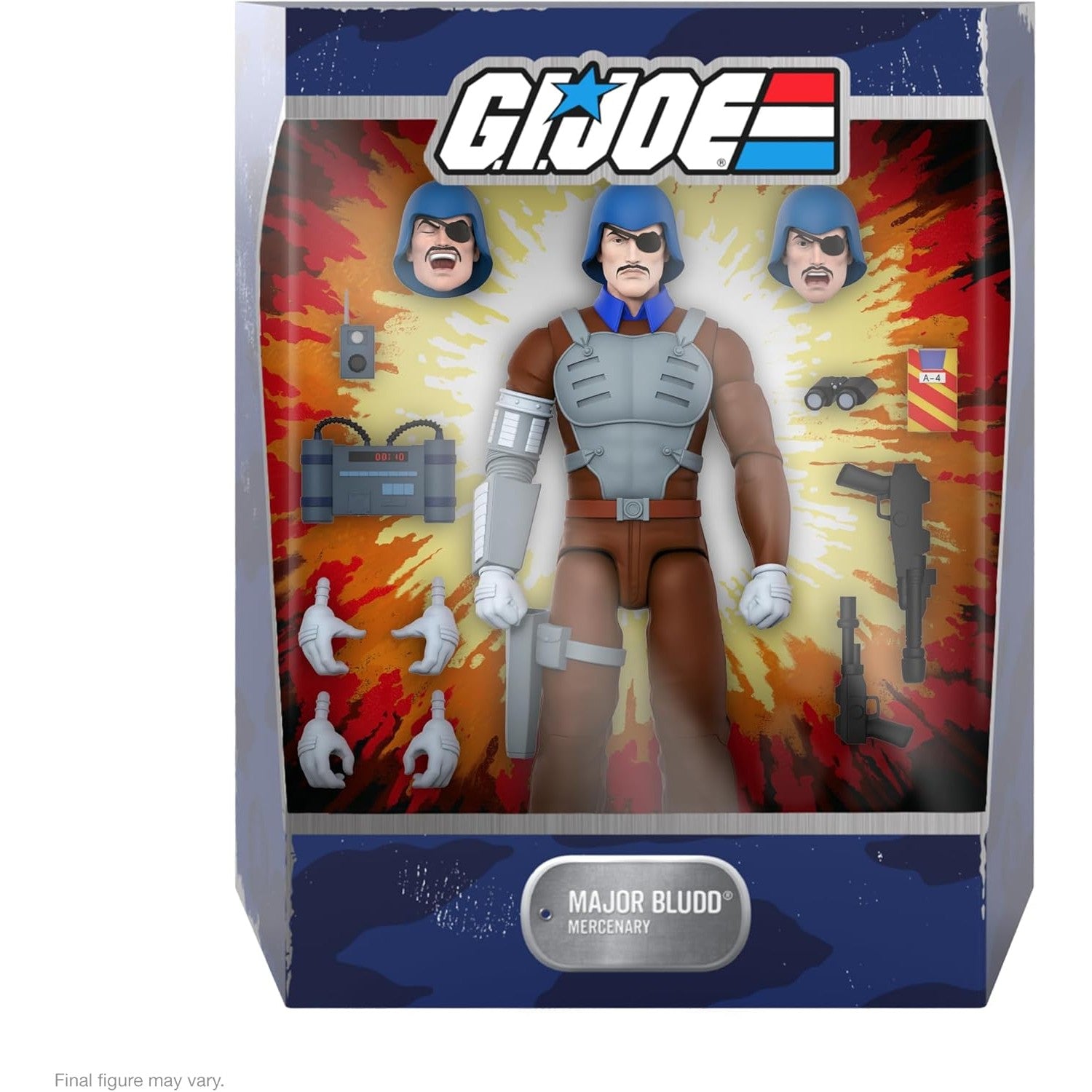 G.I. Joe Major Bludd 7" Action Figure - Super7 - ULTIMATES! Wave 5