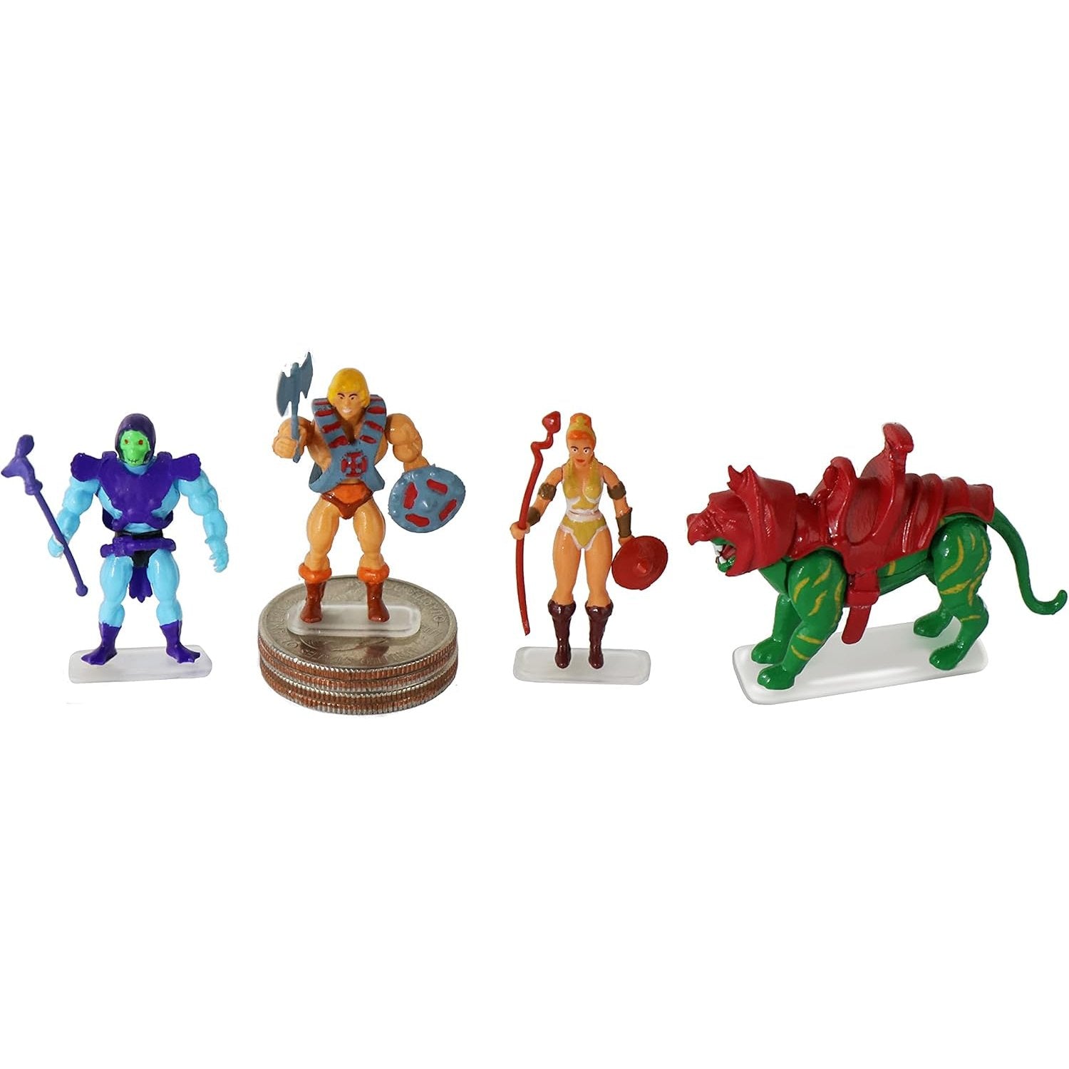 Masters of the Universe Micro Action Figure - 1 Random Character, 4 Possible - World's Smallest