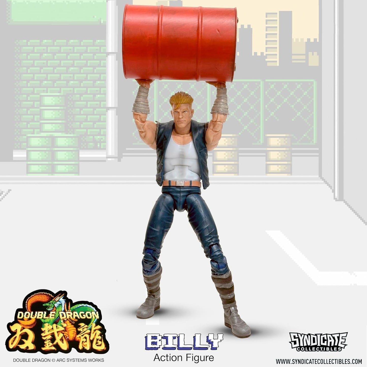 Double Dragon Billy Lee Action Figure - Syndicate Collectibles
