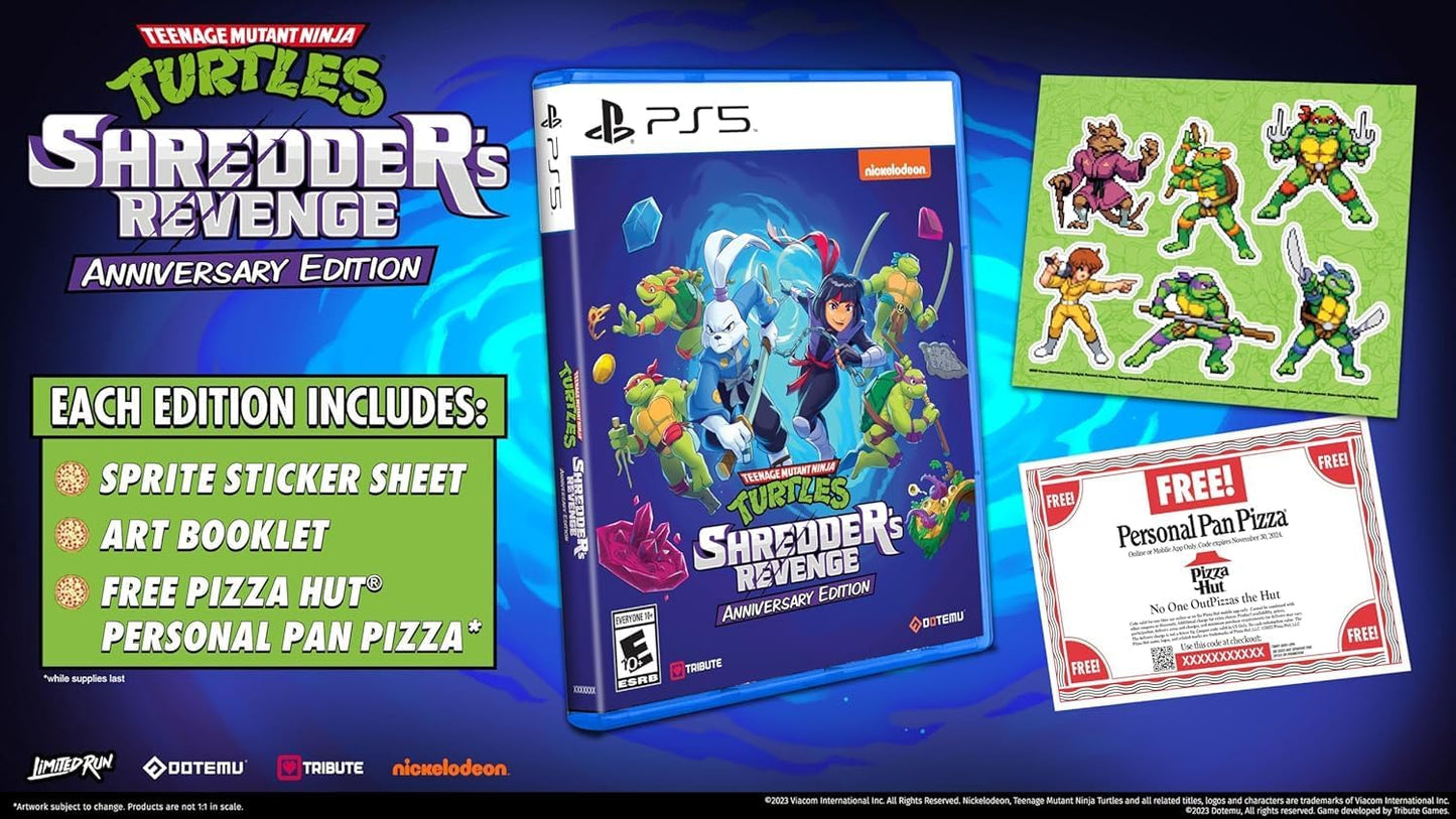 TMNT Shredders Revenge Anniversary PlayStation 5