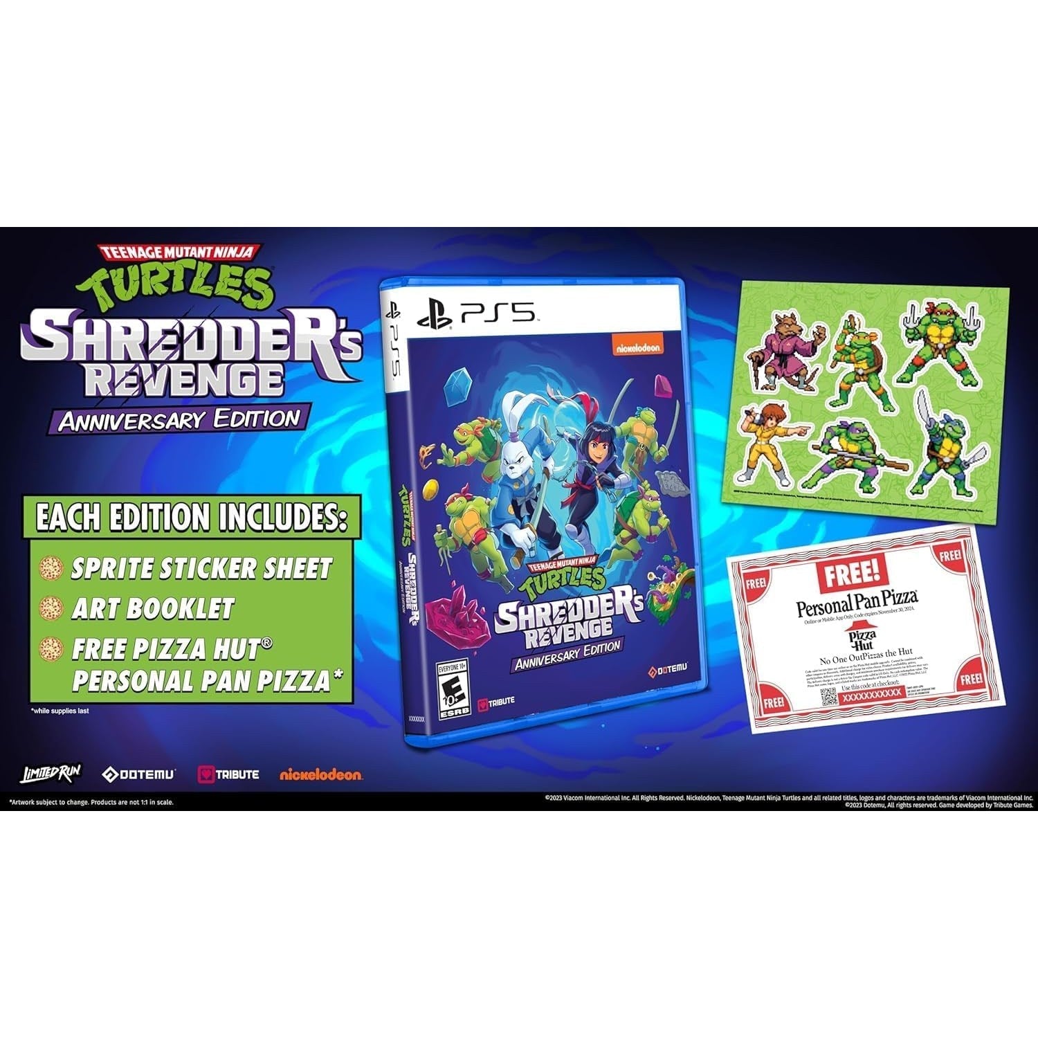 TMNT Shredders Revenge Anniversary PlayStation 5