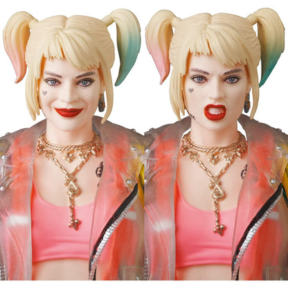DC Comics Birds of Prey Harley Quinn Caution Tape Jacket Ver. Action Figure - Medicom Toy - MAFEX #159