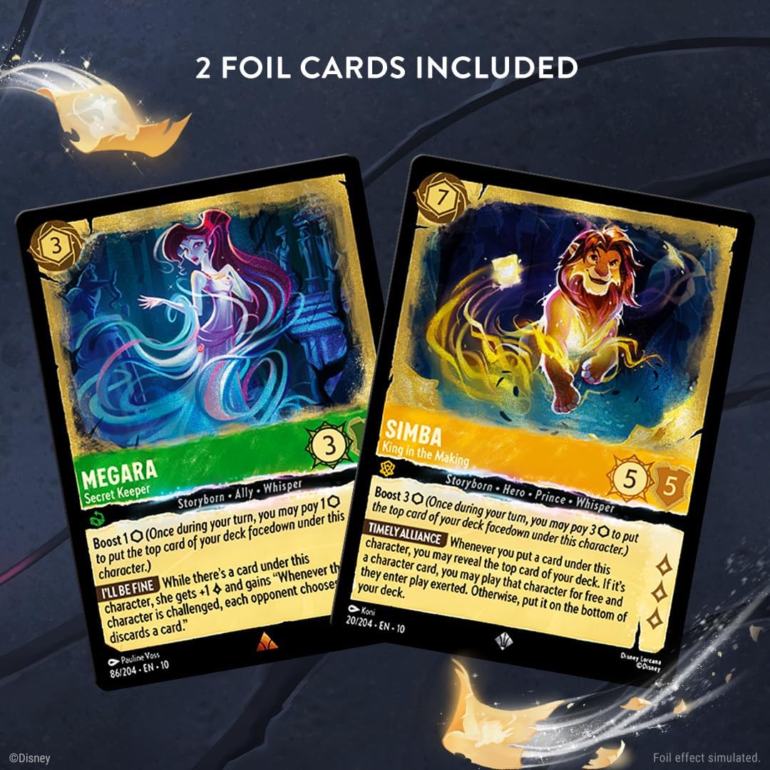 Disney Lorcana TCG: Whispers in the Well Amber & Emerald Starter Deck - Ravensburger