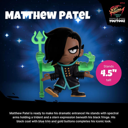 Scott Pilgrim Takes Off Matthew Patel Vinyl Figure - Youtooz - Scott Pilgrim Takes Off Collection #2