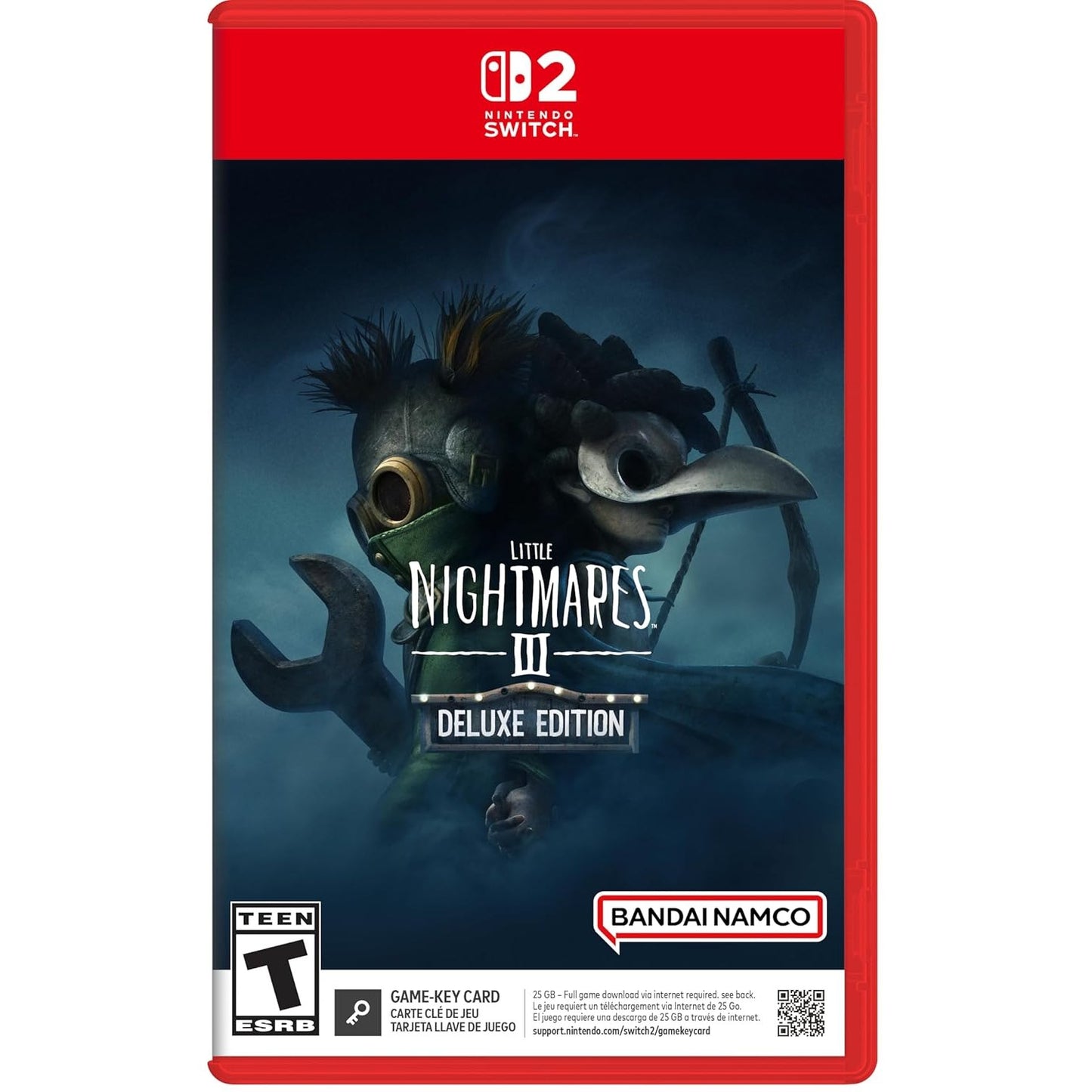Little Nightmares III: Deluxe Edition - Nintendo Switch 2 Game Key Card - Bandai Namco