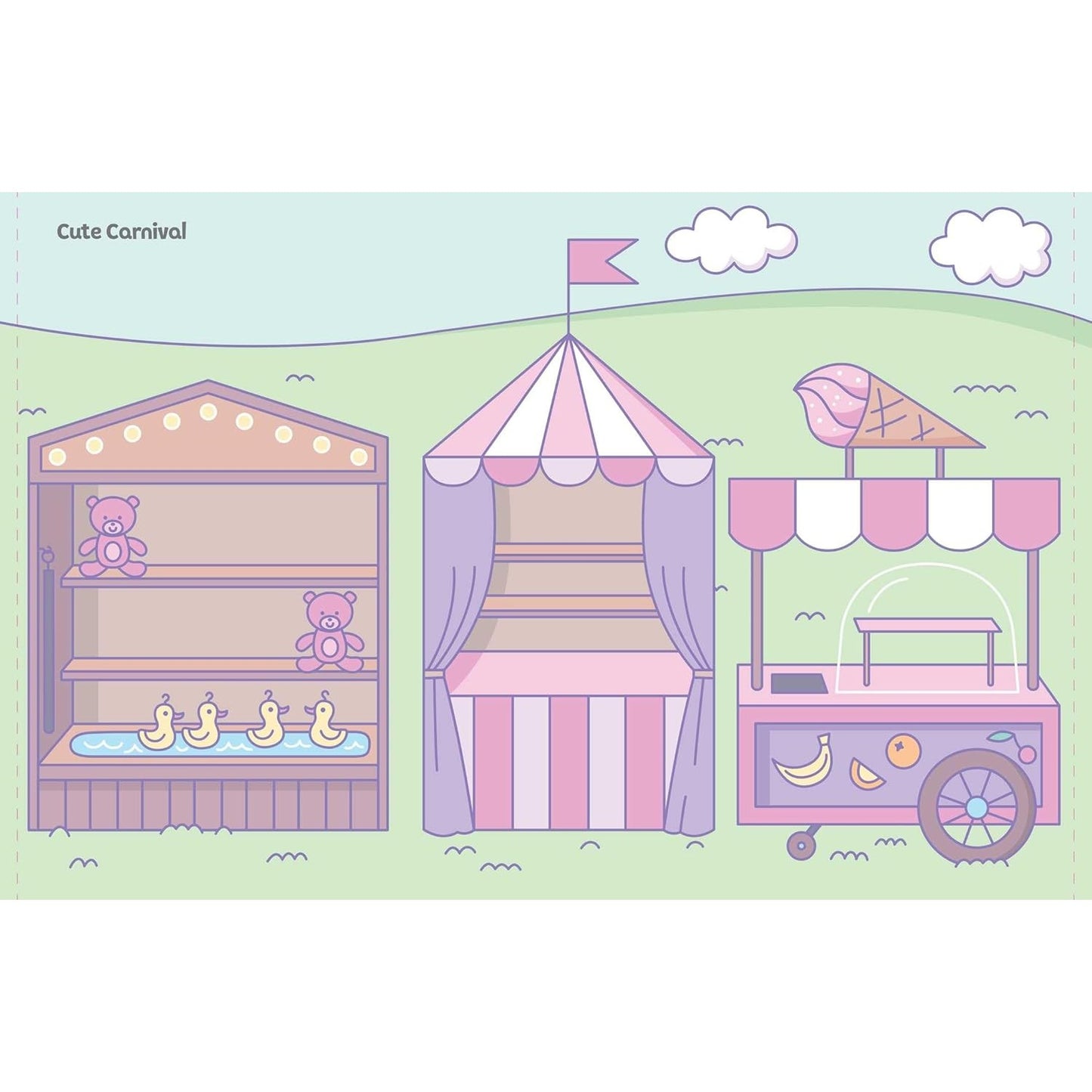 Sticker Party: Kawaii - Sticker Book with Posters - iSeek Ltd