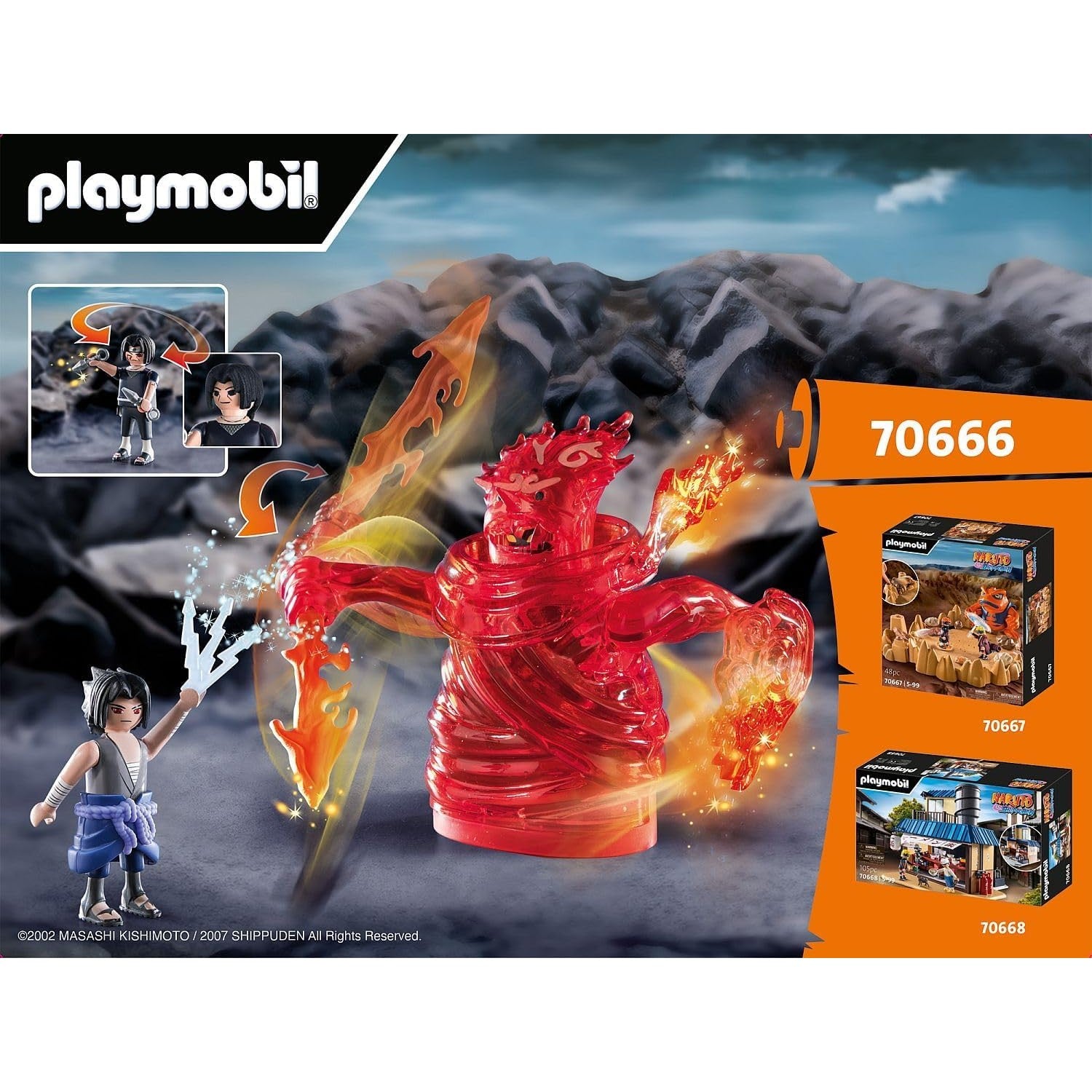 Naruto Shippuden Sasuke vs. Itachi Playset - Playmobil #70666