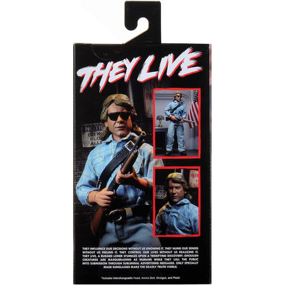 They Live John Nada Figure Clothed Action Figure - NECA