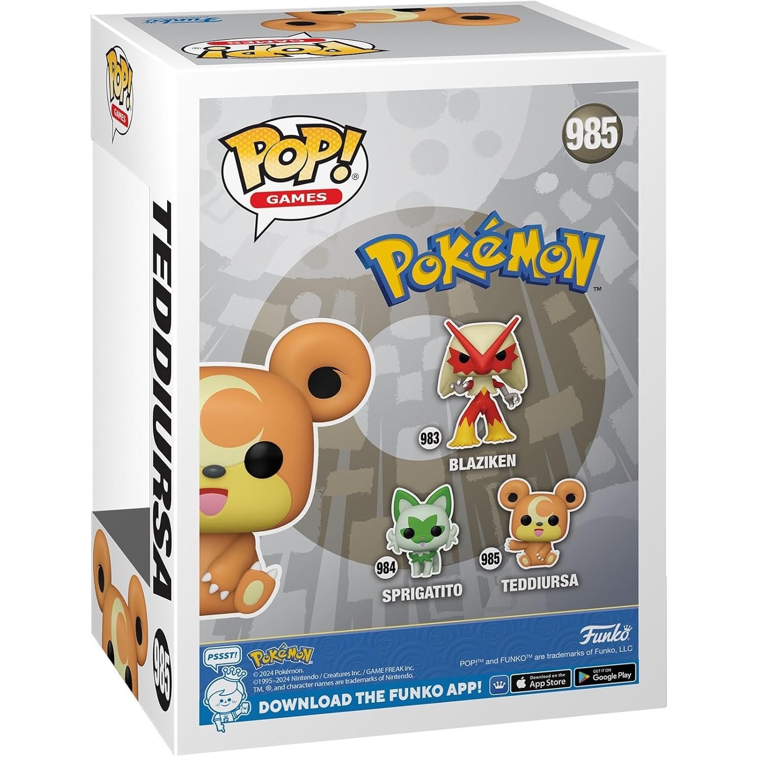 Pokemon Teddiursa Funko Pop! #985