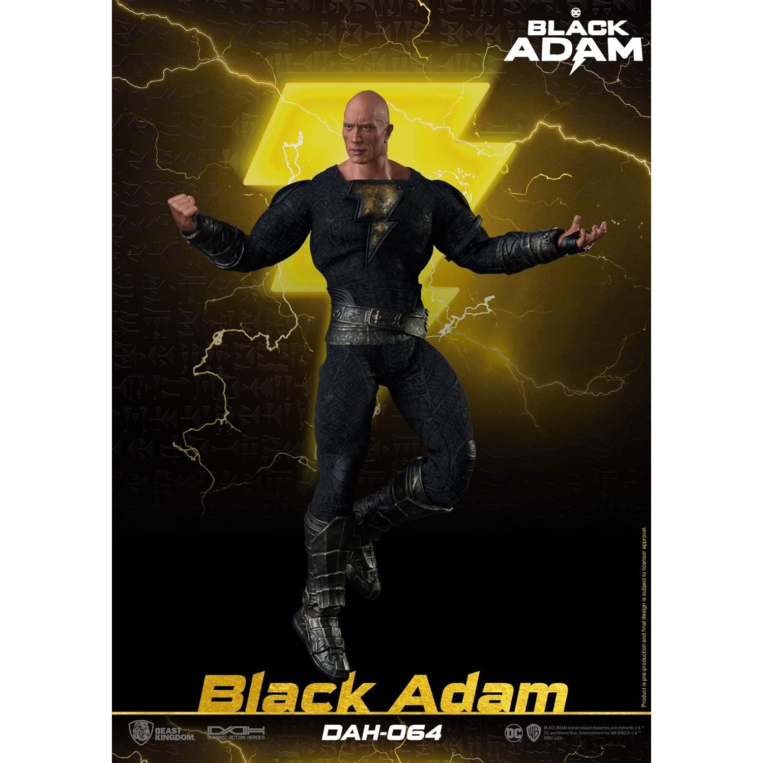Black Adam 1/9 Scale Action Figure - DC, Beast Kingdom - Dynamic 8ction Heroes DAH-064