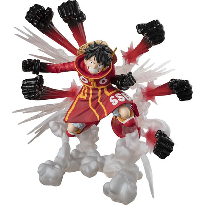 One Piece Monkey D. Luffy Gum Gum Hawk Gatling Statue Figure - FiguartsZERO Extra Battle