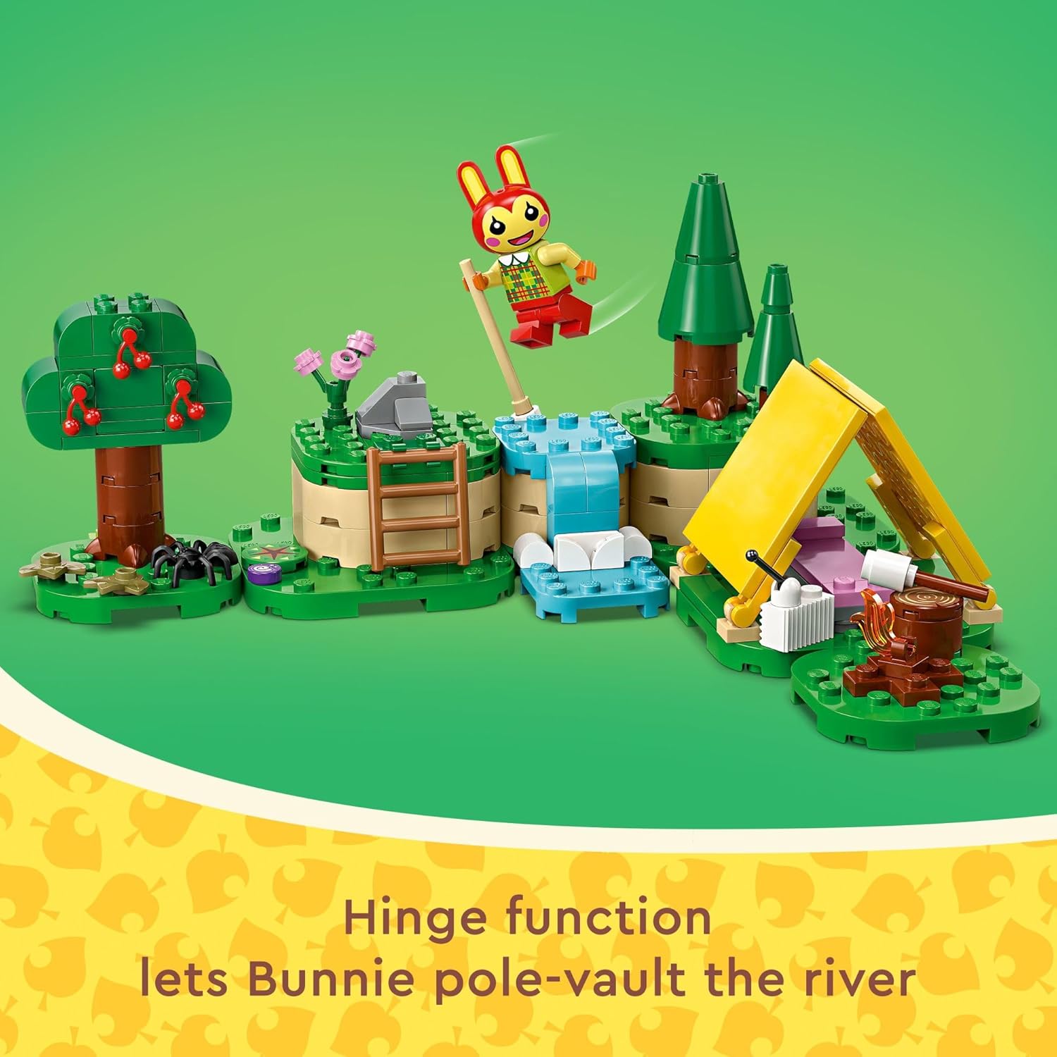 Animal Crossing Bunnie's Outdoor Activities Building Toy - 164 Pieces, Minifigure, Ages 6+ - LEGO #77047
