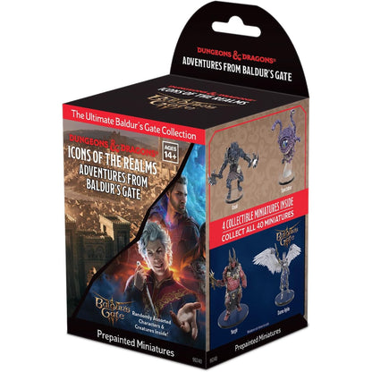 Dungeons & Dragons: Icons of the Realms - Adventures from Baldurs Gate 3 - Prepainted Miniatures Booster Brick Blind Box