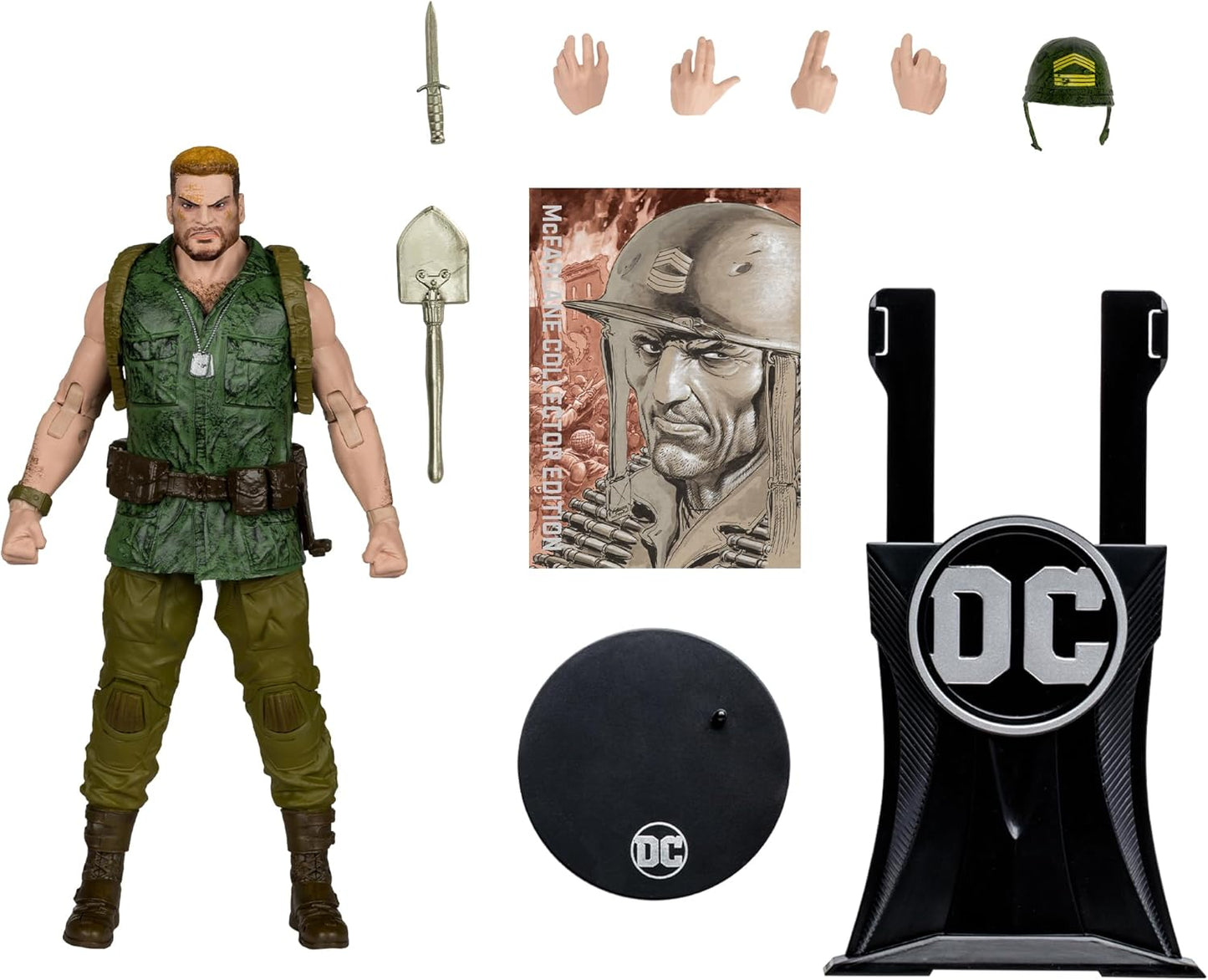 DC Multiverse Sergeant Rock Action Figure - McFarlane Toys - (Wave 5, Collector Edition #14)