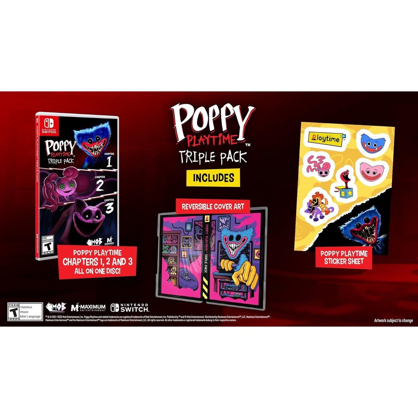 Poppy Playtime Triple Pack - Nintendo Switch - Maximum Entertainment