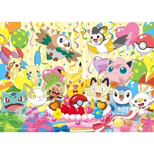 Pokémon "Lets Eat Together! Celebration Cake" 500 Piece Jigsaw Puzzle - Ensky