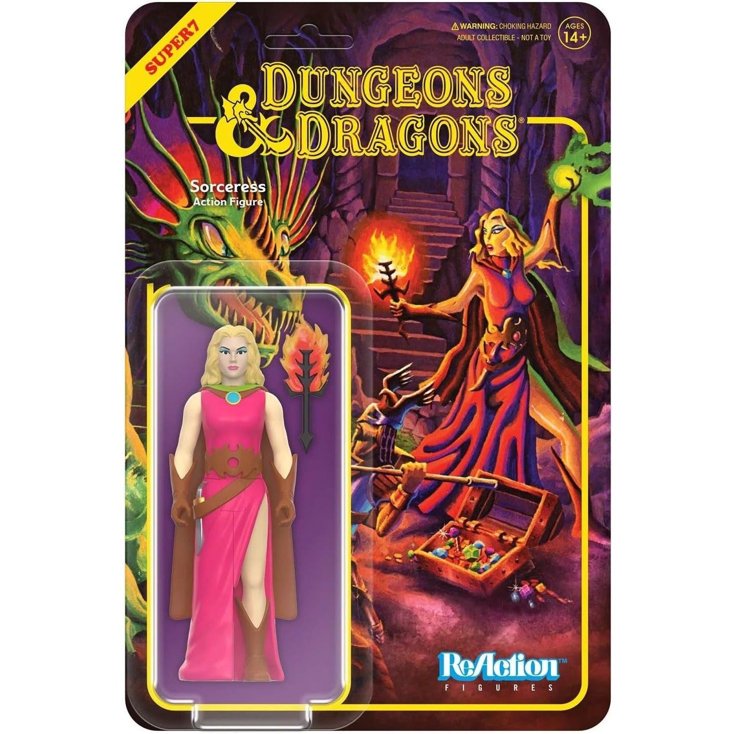 Dungeons & Dragons Sorceress Basic Box Set Action Figure - Super7 - ReAction: Wave 1