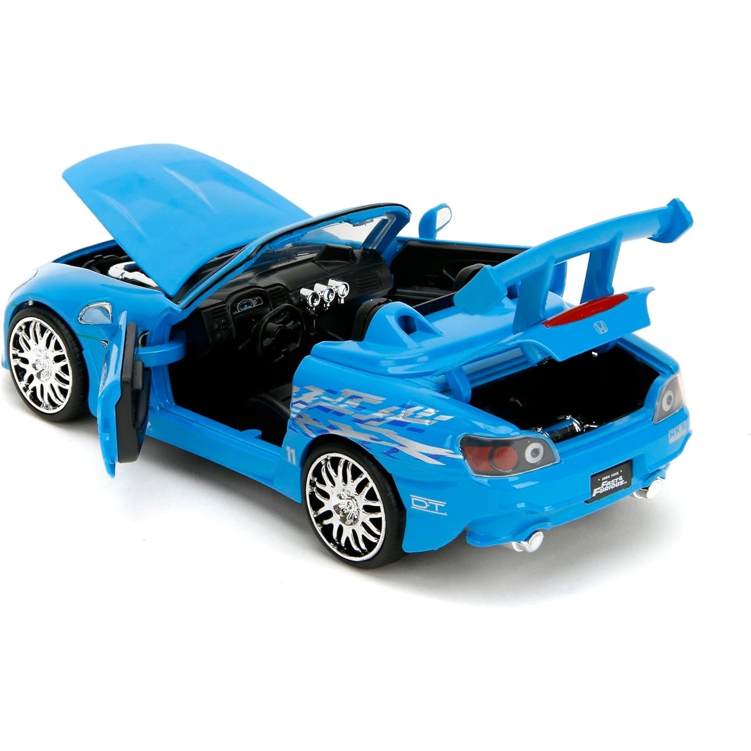 Fast & Furious Honda S2000 Mia's Blue Design - 1/24 Scale Die-Cast Car - Jada Toys