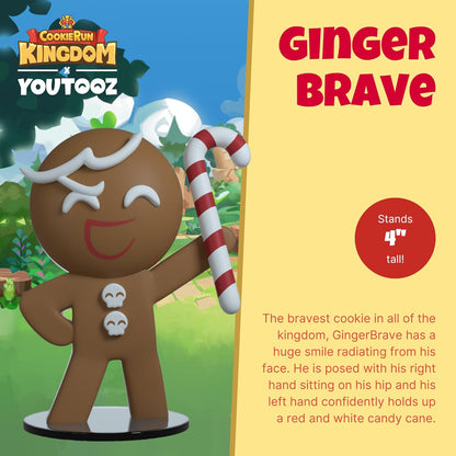 Cookie Run Kingdom GingerBrave Vinyl Figure - Youtooz - Cookie Run Kingdom Collection #4