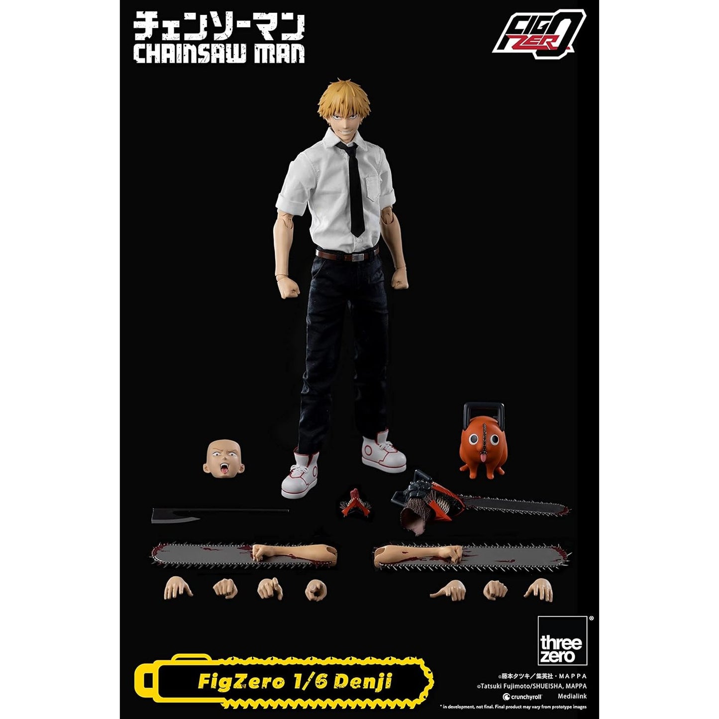 Chainsaw Man Denji 1/6 Scale Anime Figure - Threezero FigZero