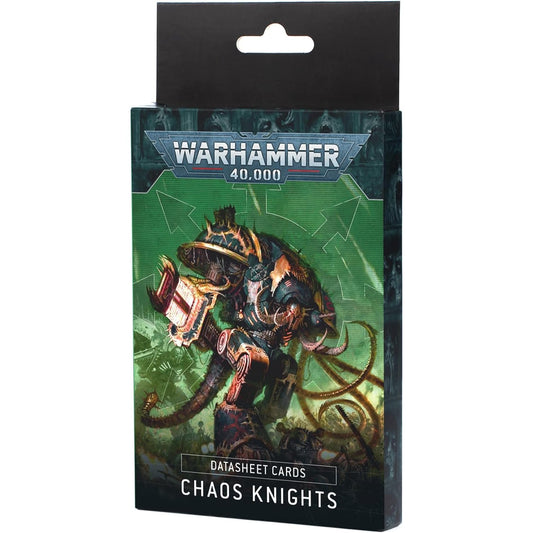 Warhammer 40,000 Datasheet Cards: Chaos Knights - 12 Cards, 10th Edition, 2025 - Games Workshop
