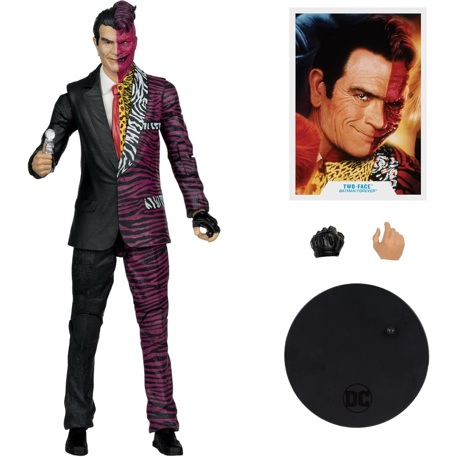 DC Multiverse Batman Forever Two-Face Action Figure - McFarlane Toys - Nightmare Bat CTB