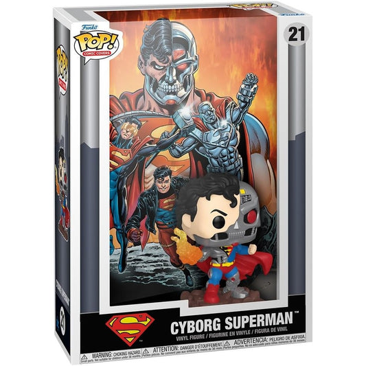 DC Superman Cyborg Superman Vinyl Figure - Funko - POP! Comic Covers #21