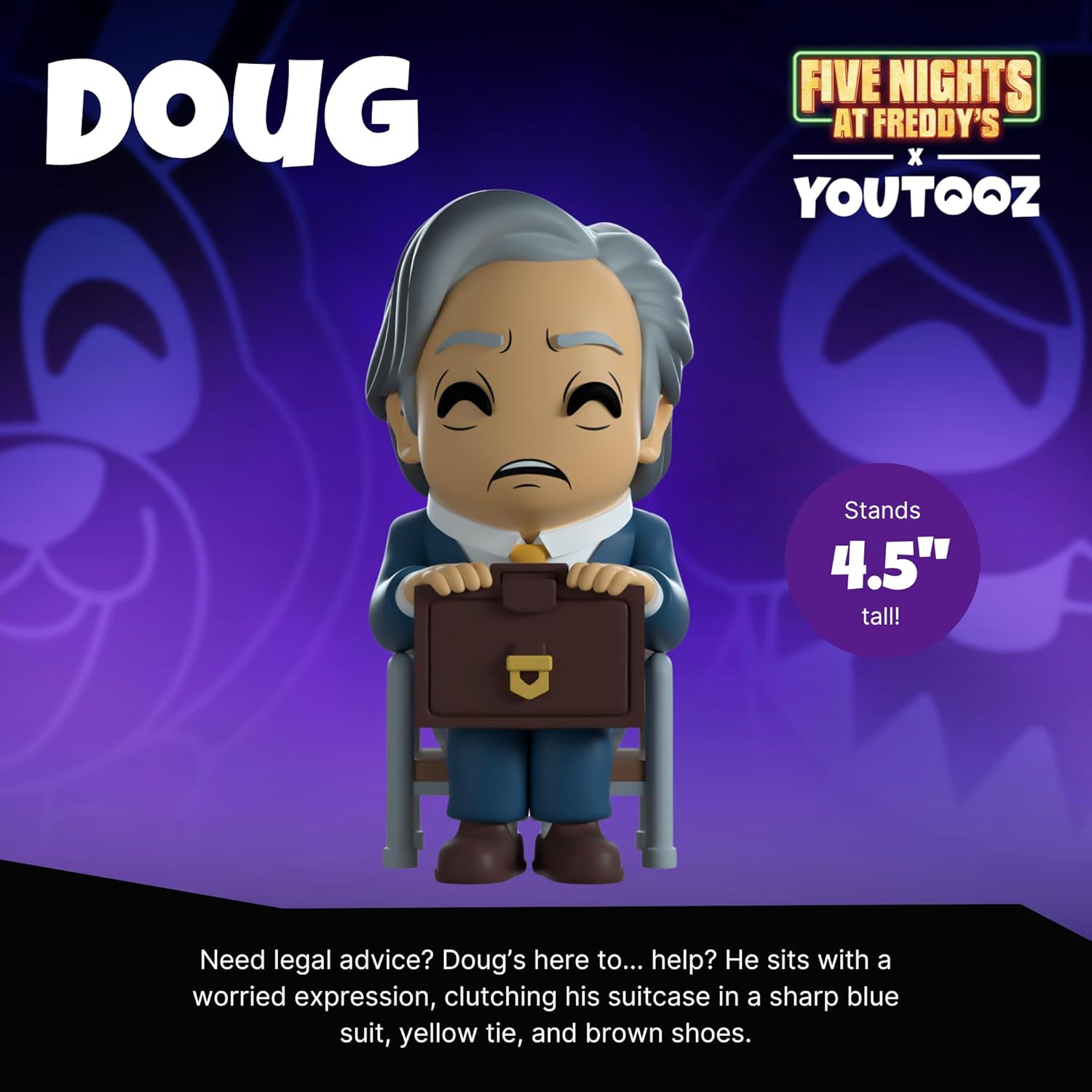 Five Nights at Freddy's Movie Doug Vinyl Figure - Youtooz - Five Nights at Freddy's Collection #46
