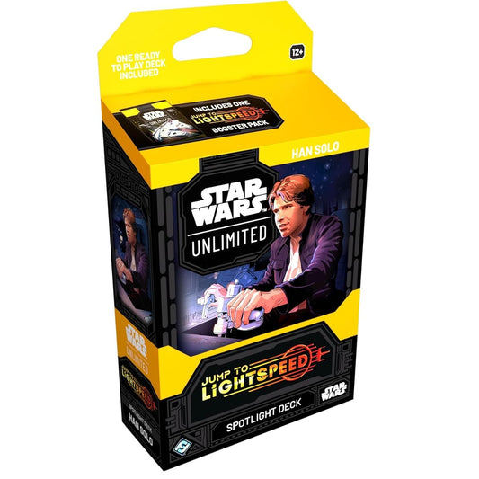 Star Wars: Unlimited TCG Jump to Lightspeed Han Solo Spotlight Deck - 50 Cards - Fantasy Flight Games