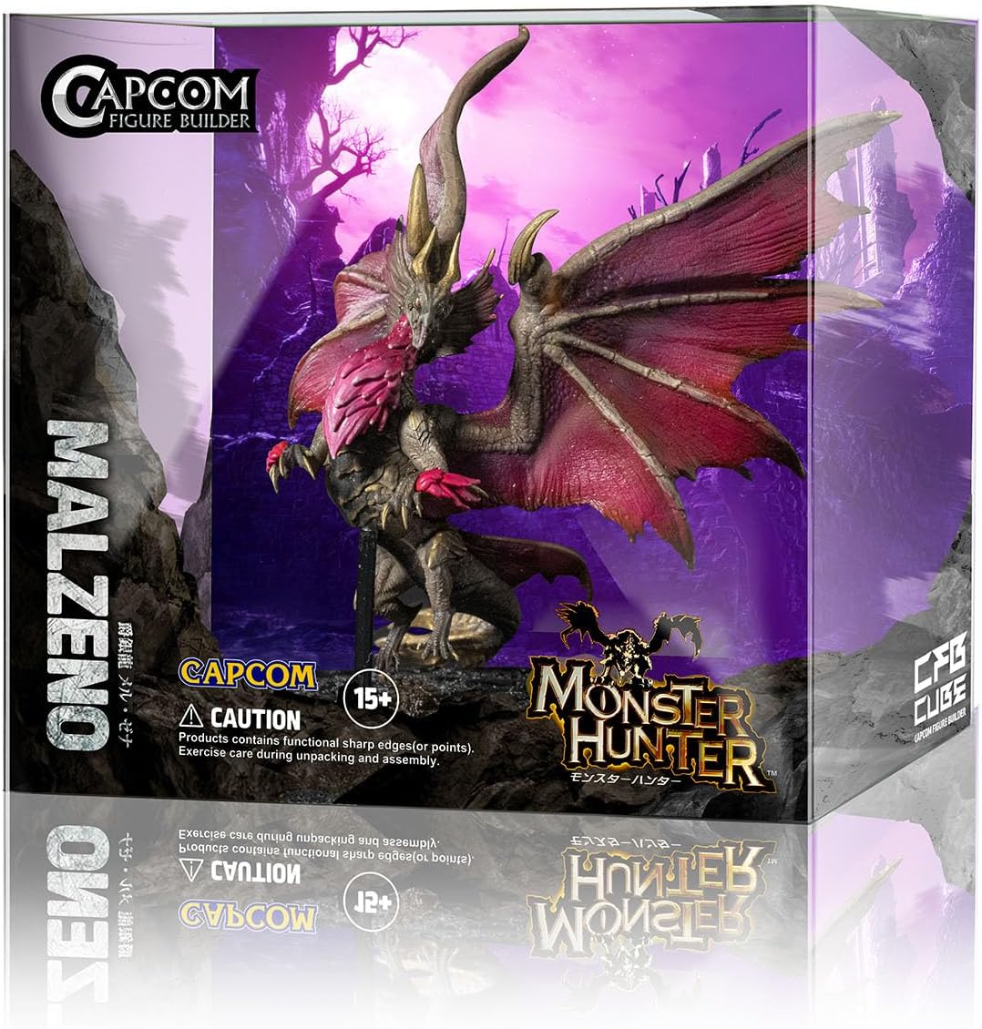 Monster Hunter Malzeno Statue - Capcom - CFB: Cube Figure Builder