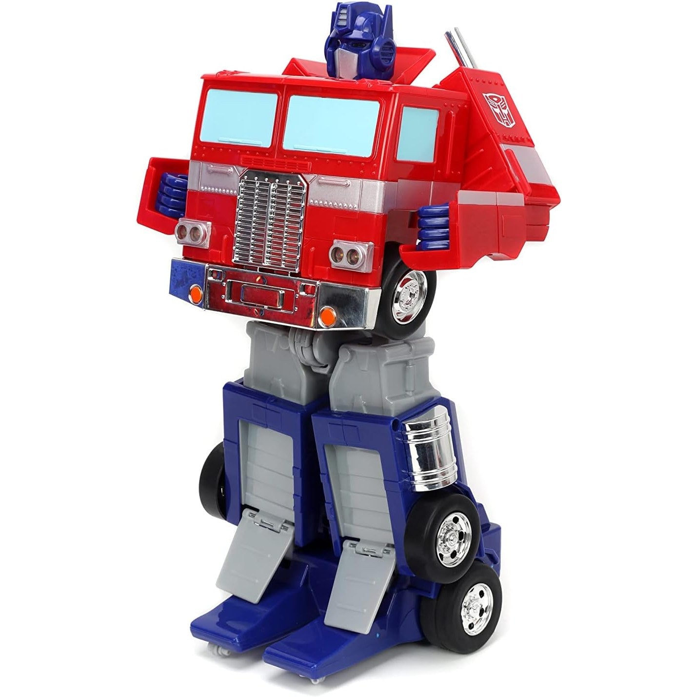 Transformers G1 Optimus Prime Converting R/C with Lights & Sounds - Jada Toys