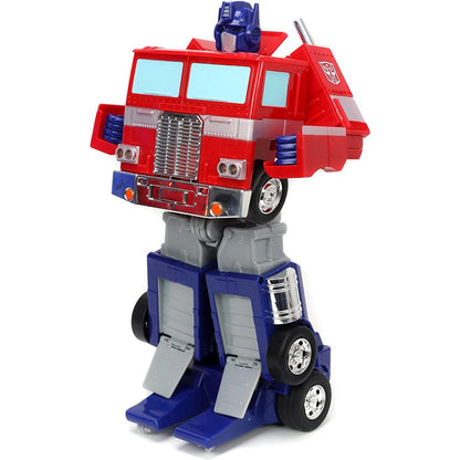 Transformers G1 Optimus Prime Converting R/C with Lights & Sounds - Jada Toys