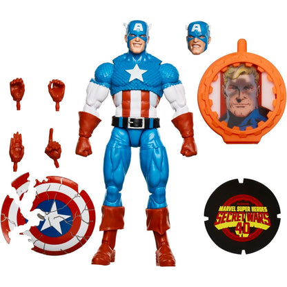 Secret Wars Captain America Action Figure - Hasbro - Marvel Legends