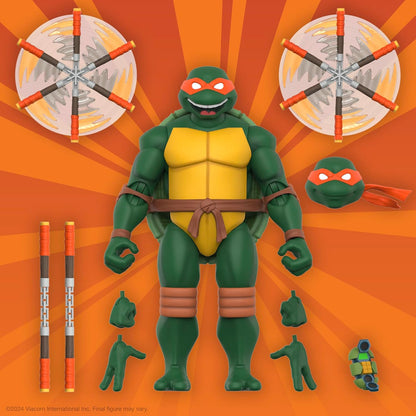 Teenage Mutant Ninja Turtles Michelangelo 7" Action Figure - Super7 - ULTIMATES! Wave 12