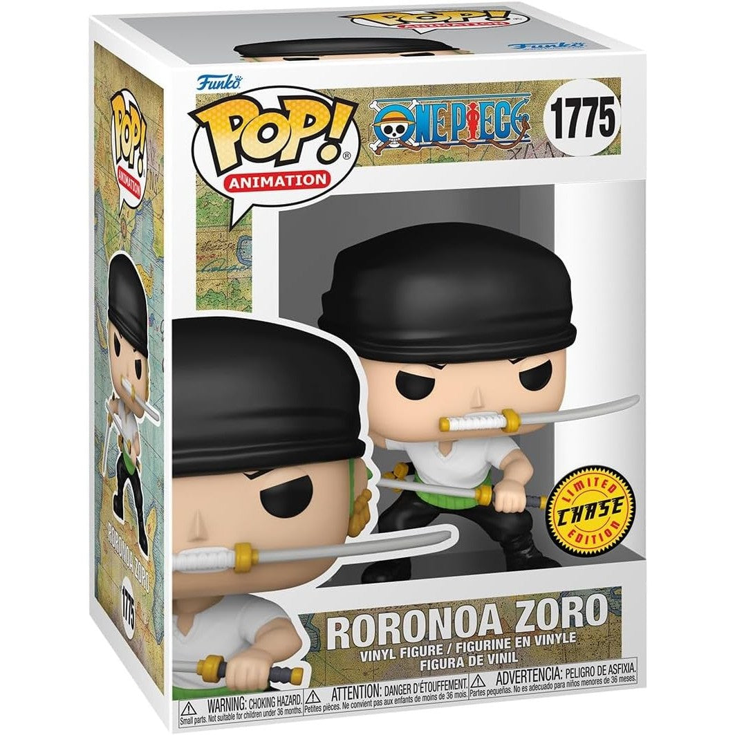 One Piece Roronoa Zoro Three Sword Style Vinyl Figure - Funko Pop! #1775 - Limited Chase Edition