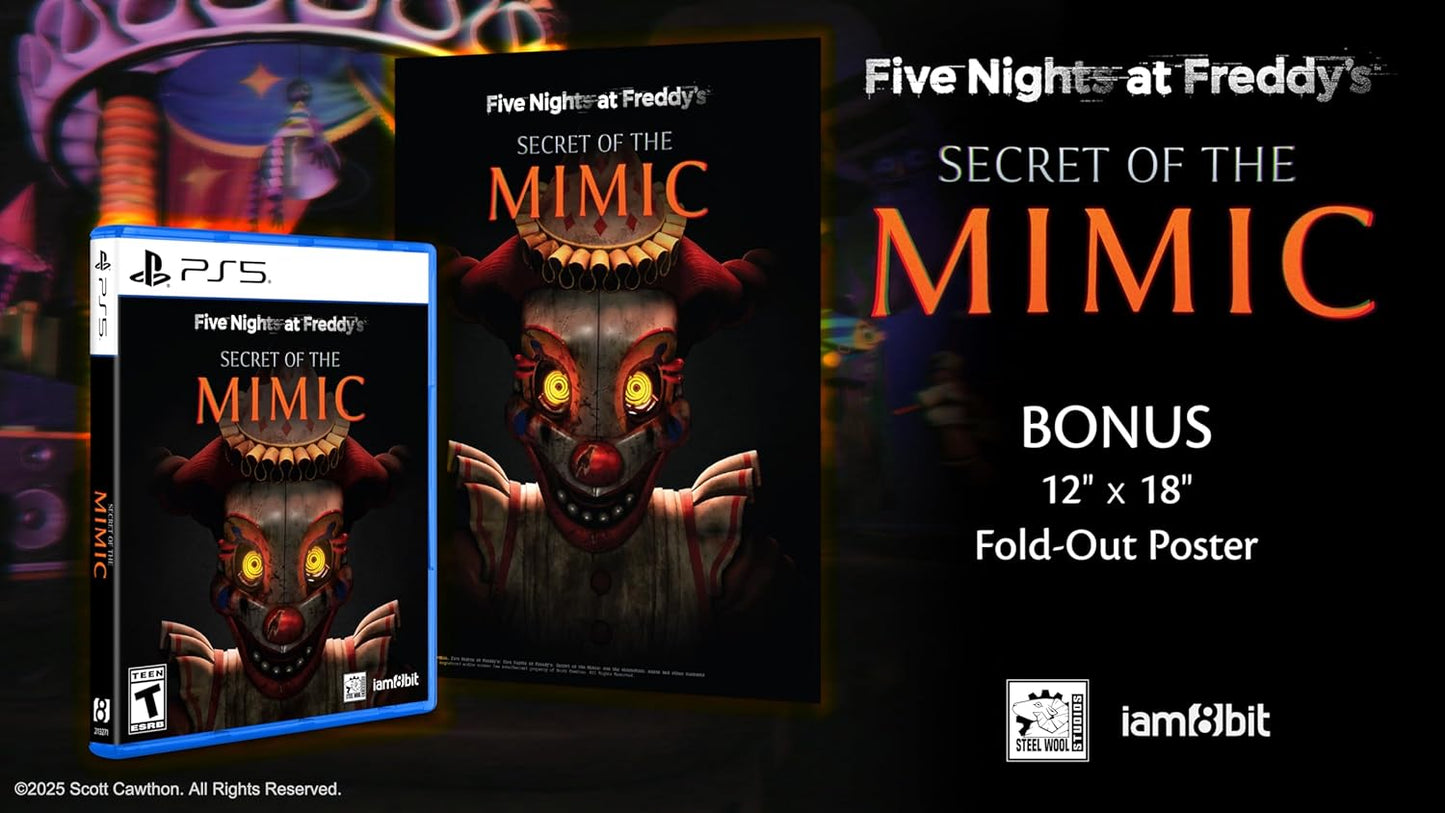 Five Nights at Freddy's: Secret of the Mimic - PlayStation 5 - iam8bit