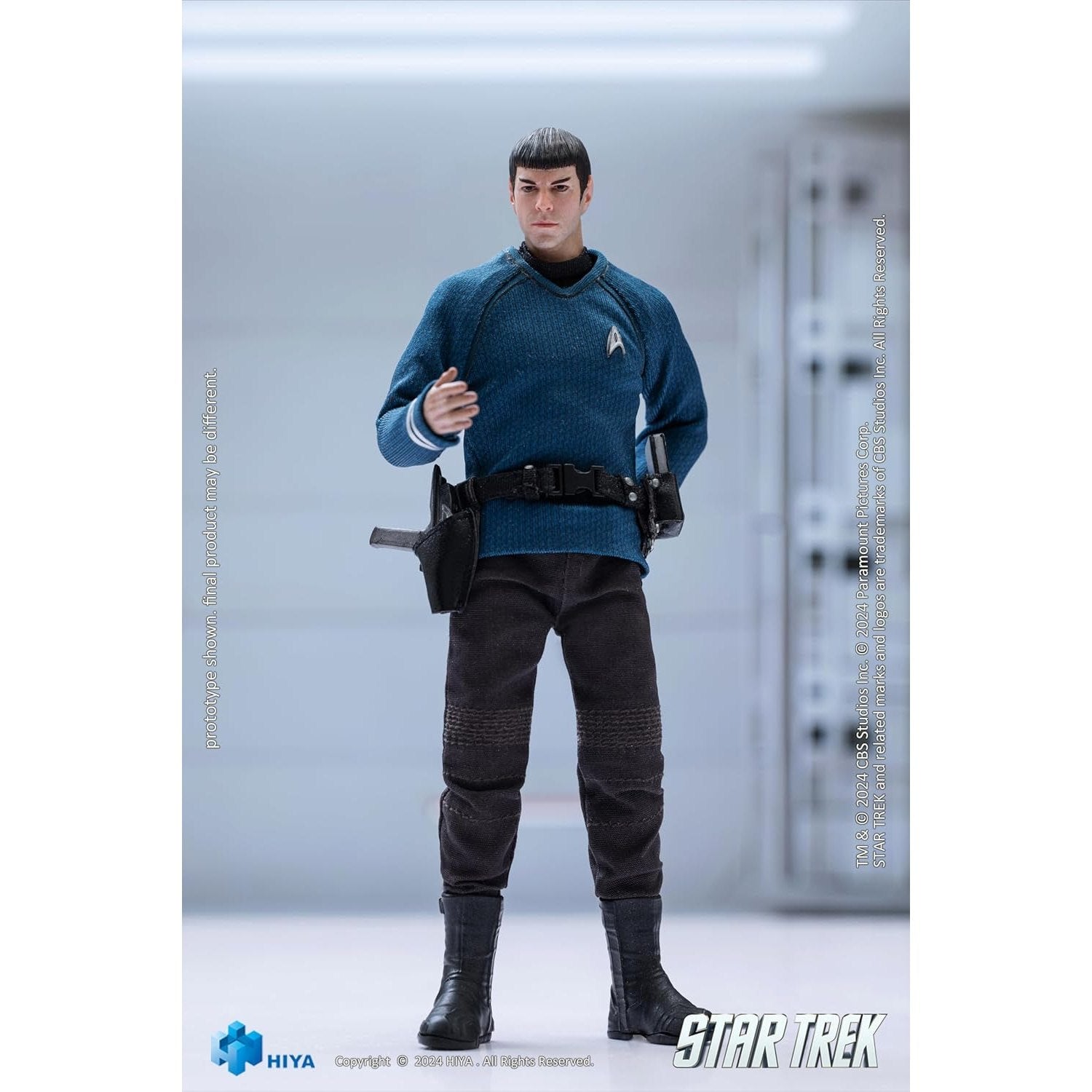 Star Trek 2009 Film Spock 1:12 Scale Action Figure - Hiya Toys Exquisite Super Series - PX Previews Exclusive!