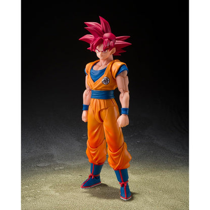Dragon Ball Super Super Saiyan God Son Goku (God Aura) 5.7-Inch Action Figure - Bandai Tamashii Nations - S.H.Figuarts