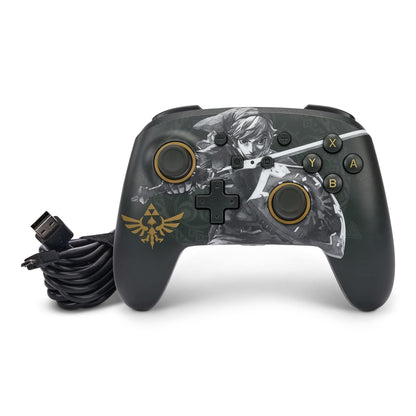 The Legend of Zelda Battle-Ready Link Enhanced Wired Controller - Nintendo Switch - PowerA